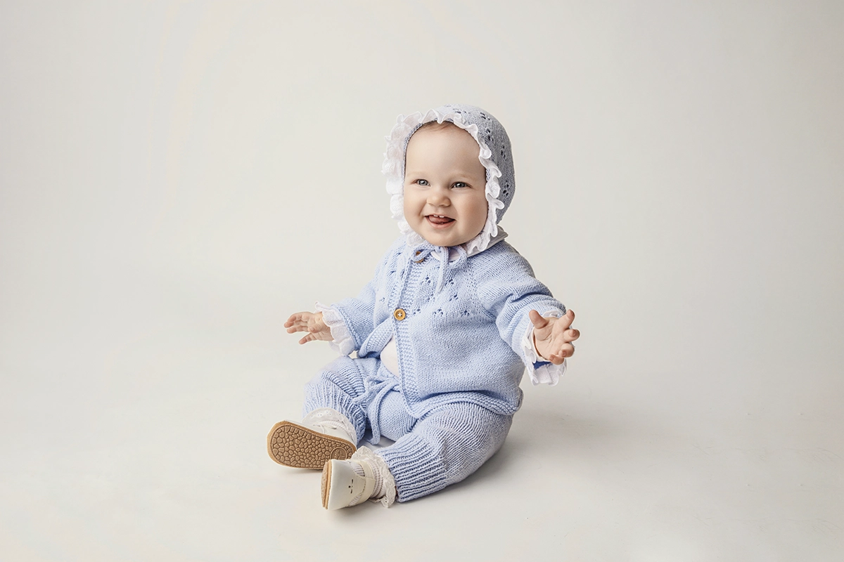 Toddler portrait photographed in Auckland photography studio